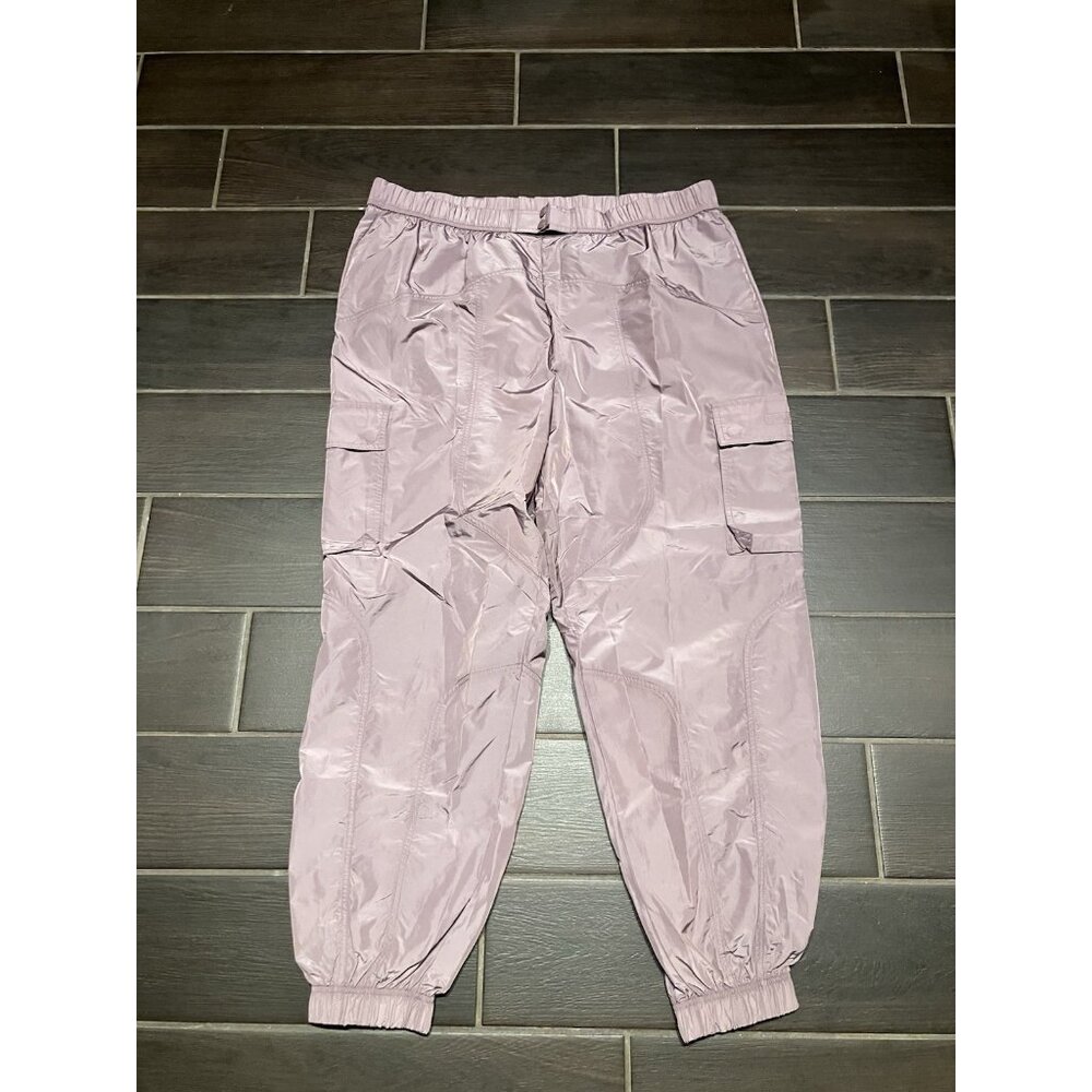 NWT Fabletics Parachute Pants Purple Size XXL